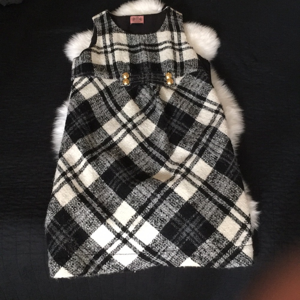 Plaid, lined jumper